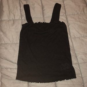 black tank top